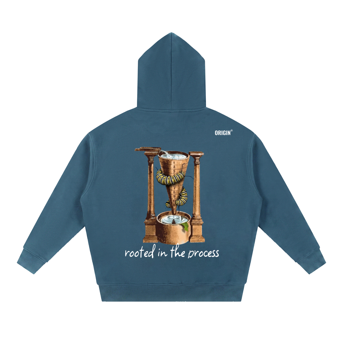 Essential Oversized Boxy Fit Fleece Hoodie
