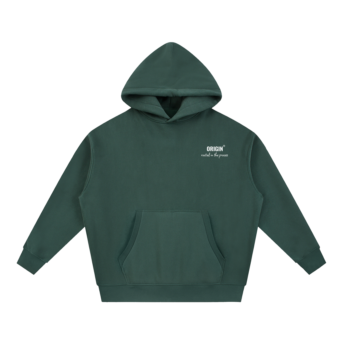 Essential Oversized Boxy Fit Fleece Hoodie