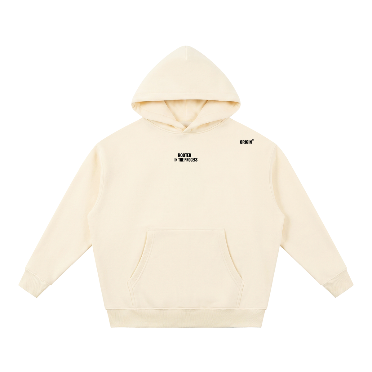 Essential Oversized Boxy Fit Fleece Hoodie