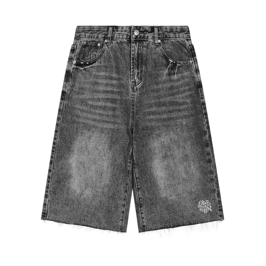 Men’s Vintage Wide Leg Denim Shorts