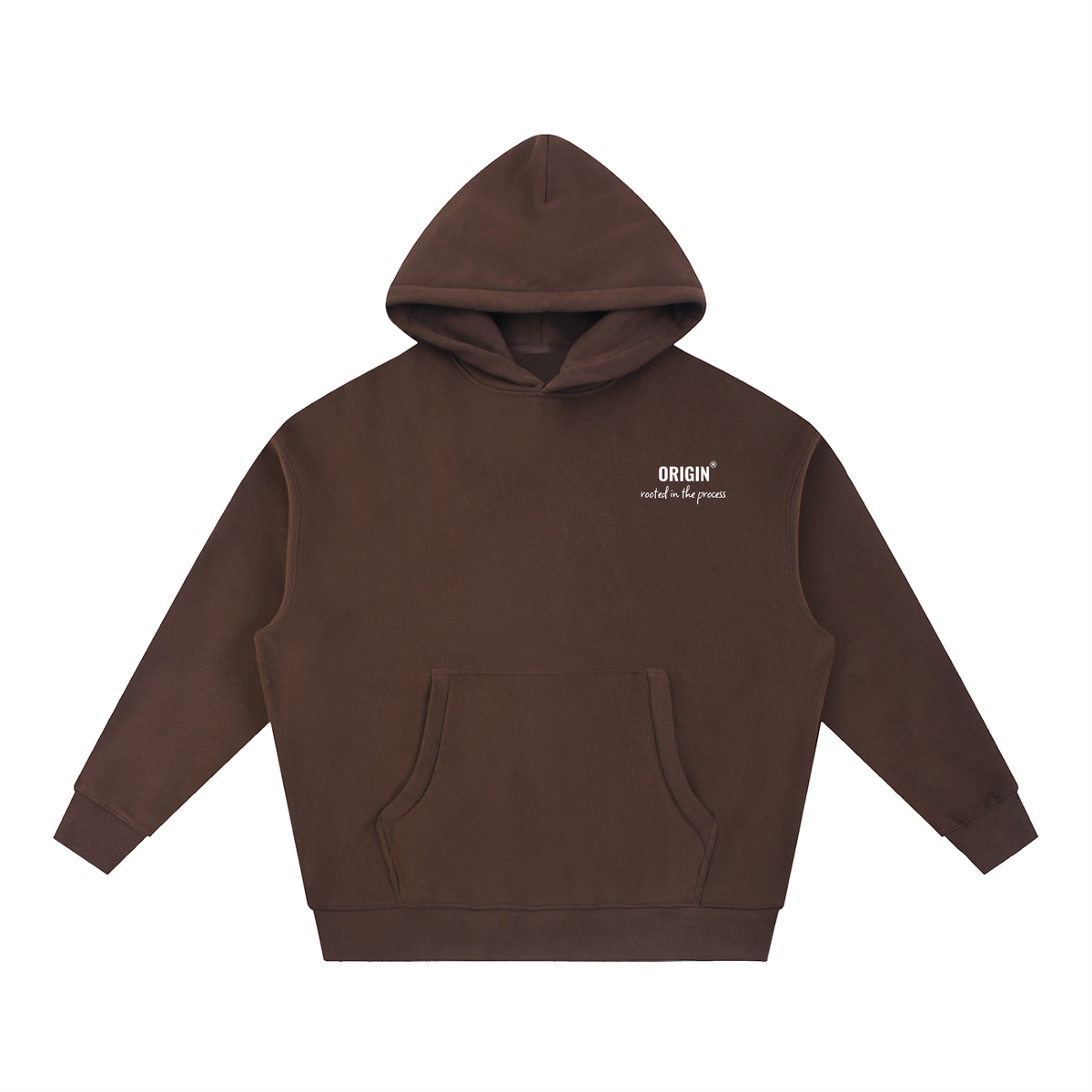 Essential Oversized Boxy Fit Fleece Hoodie