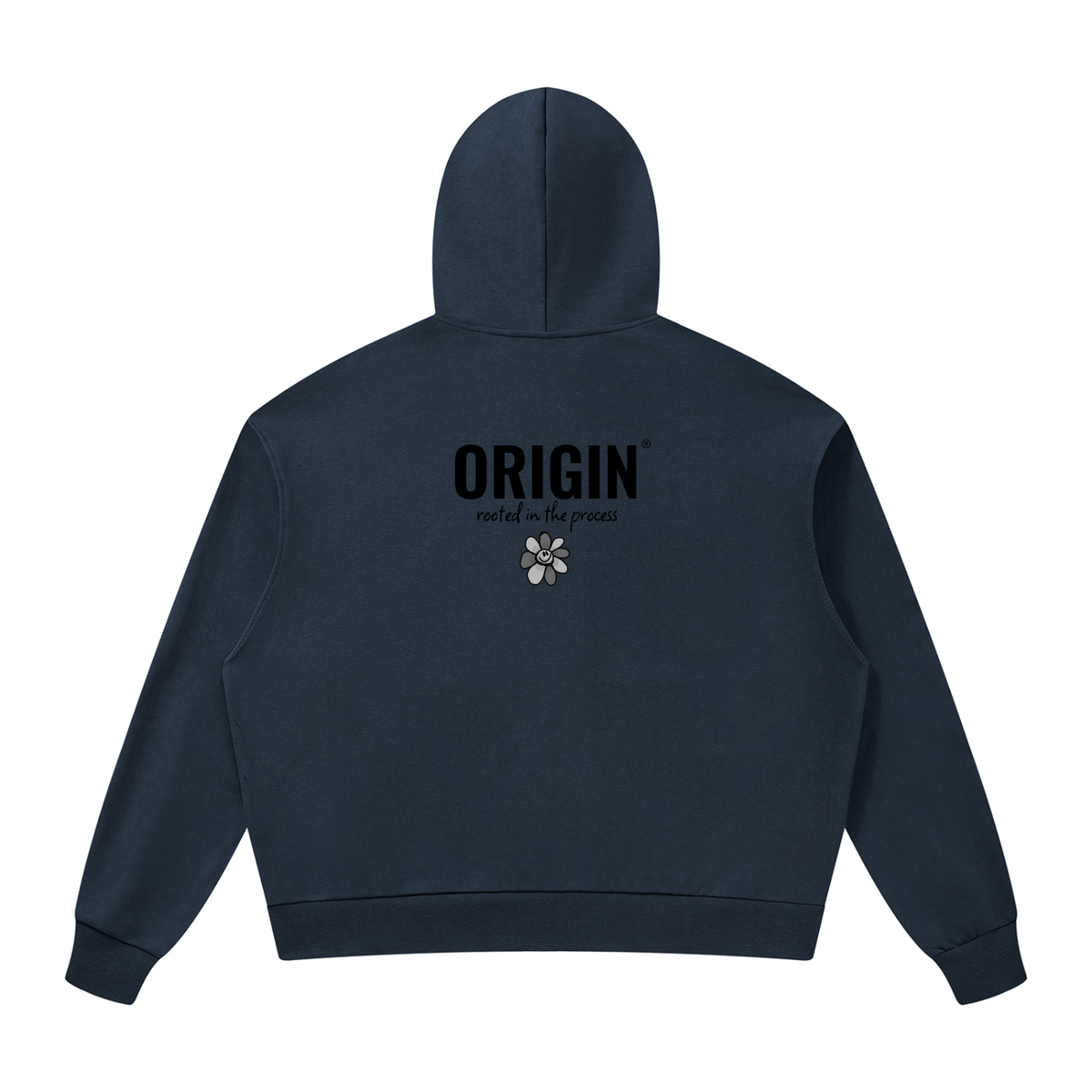 Unisex Drop Shoulder Full Zip Hoodie