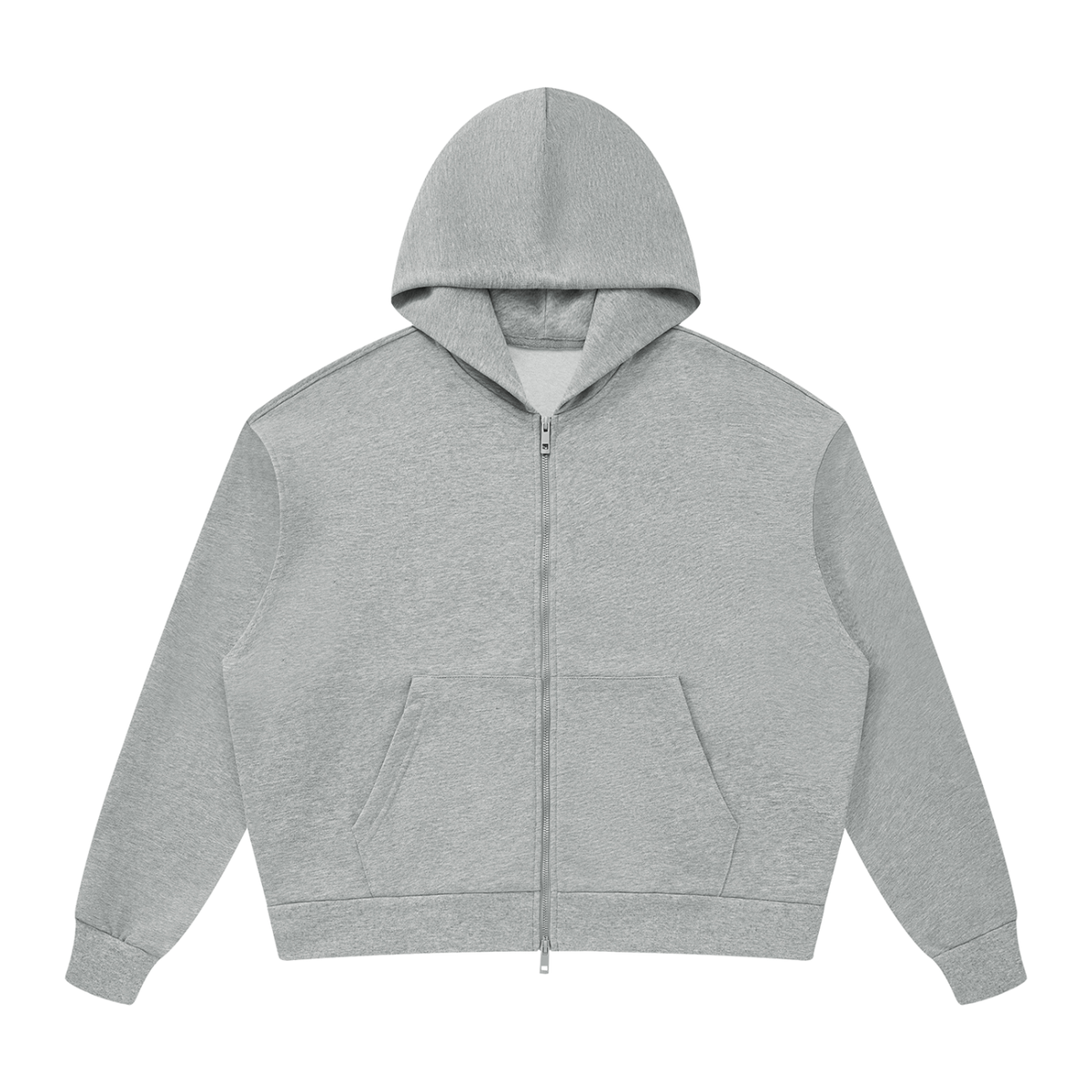Unisex Drop Shoulder Full Zip Hoodie