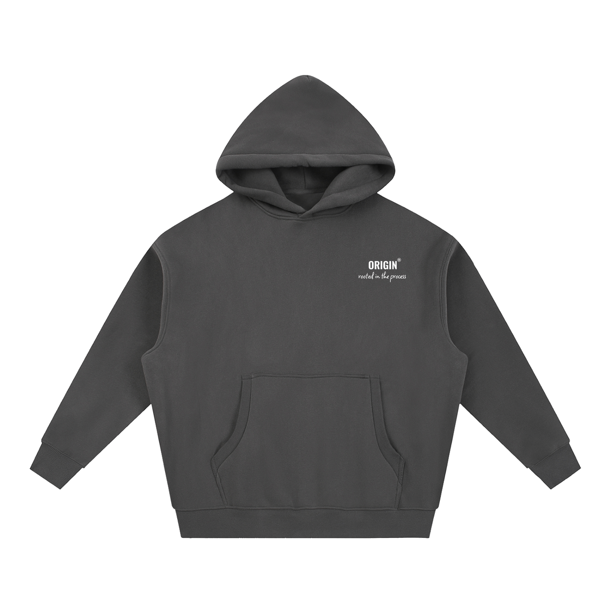Essential Oversized Boxy Fit Fleece Hoodie