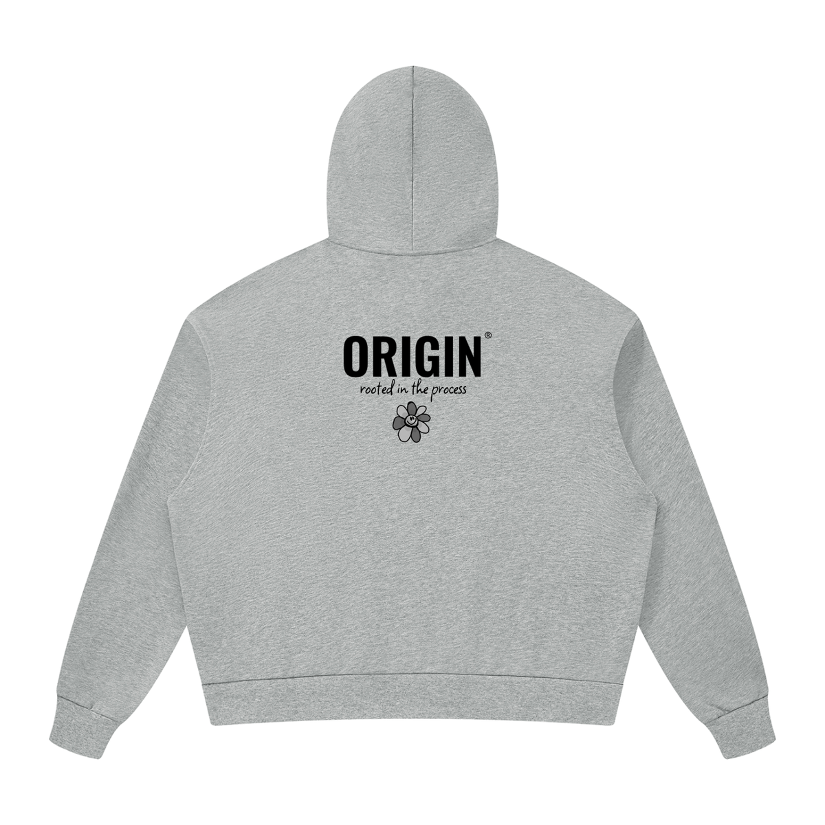 Unisex Drop Shoulder Full Zip Hoodie