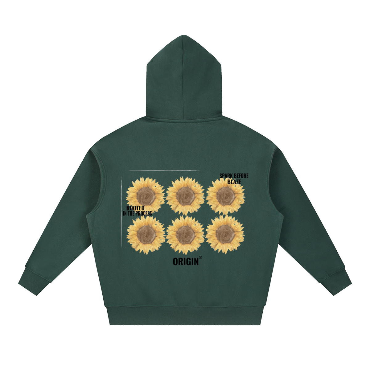 Essential Oversized Boxy Fit Fleece Hoodie