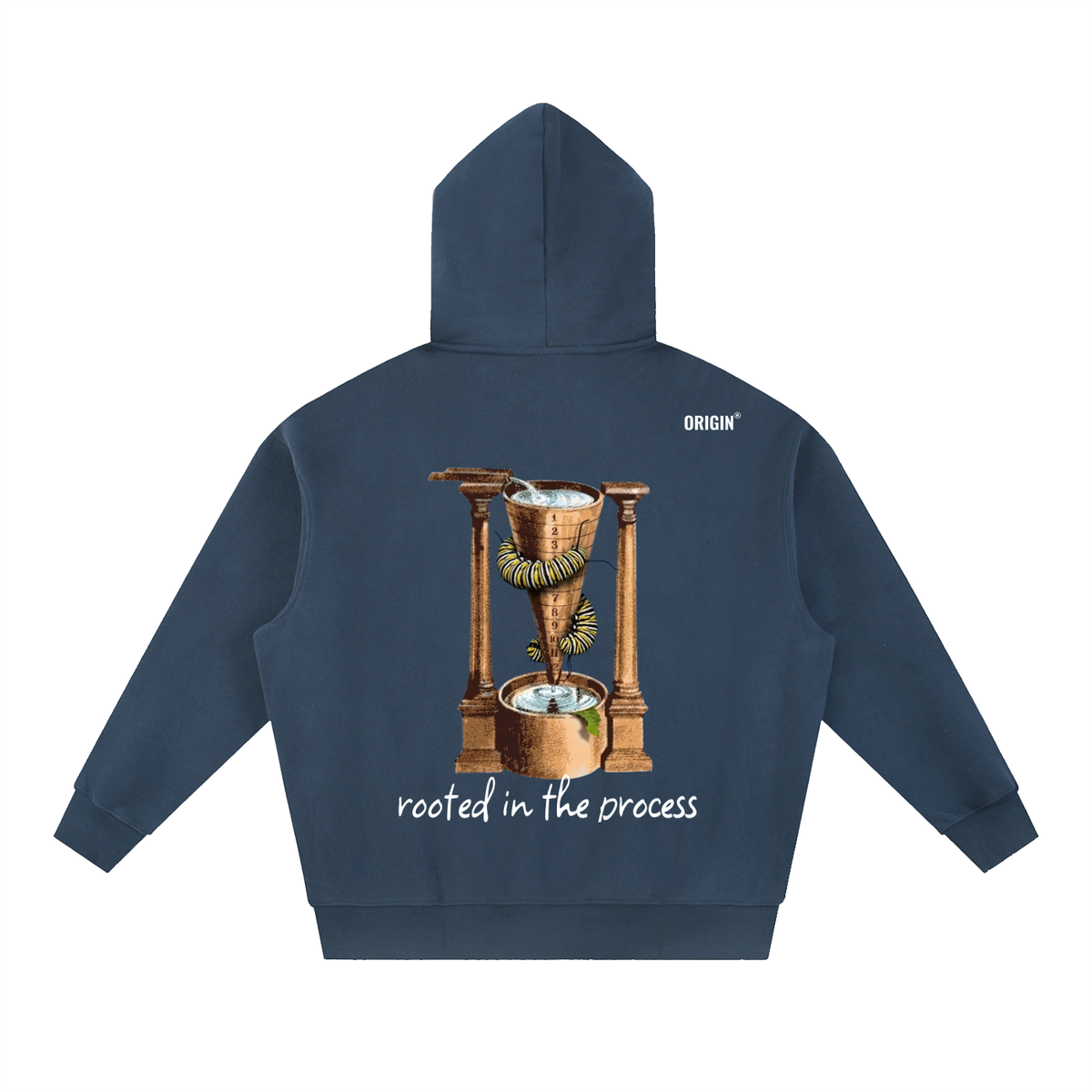 Essential Oversized Boxy Fit Fleece Hoodie