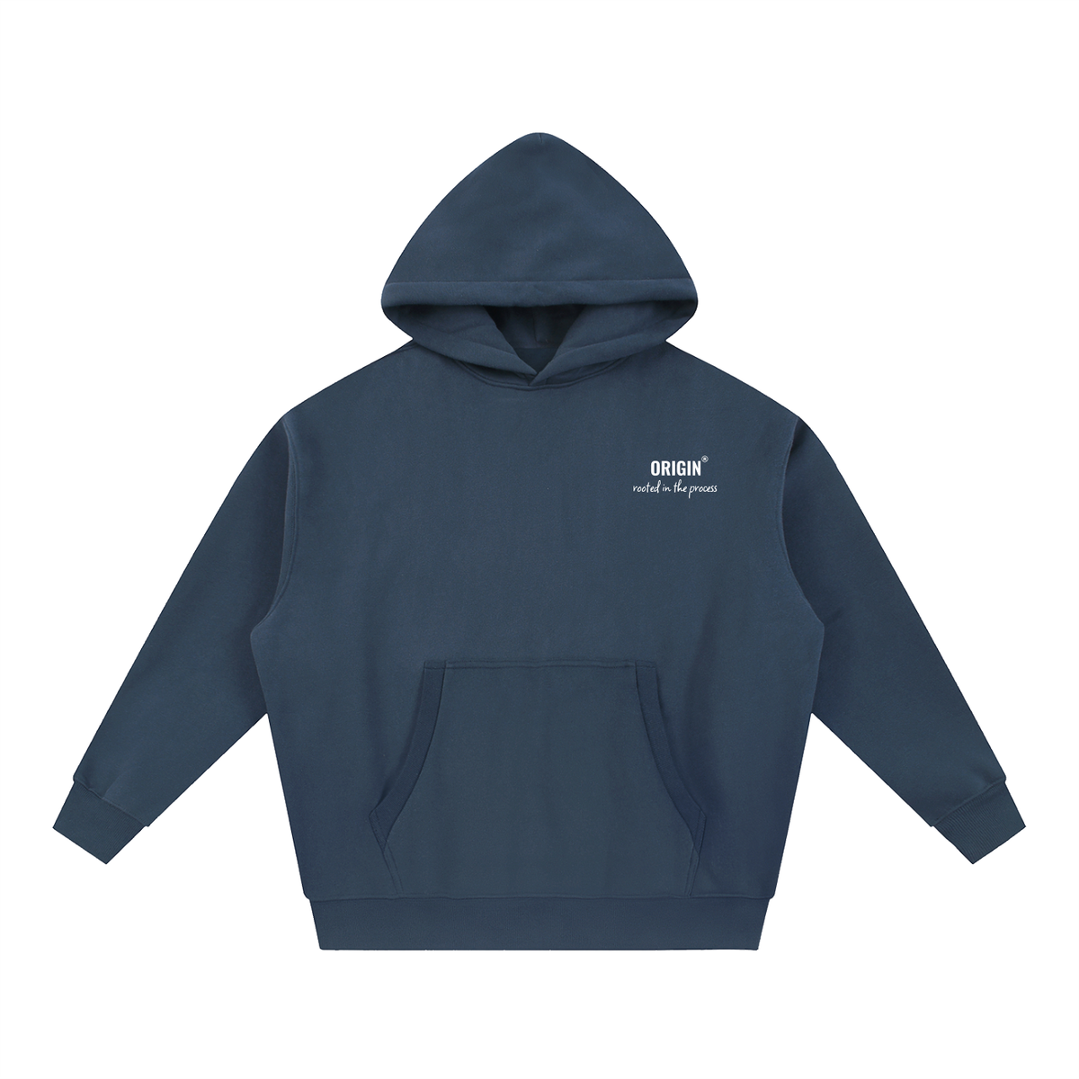 Essential Oversized Boxy Fit Fleece Hoodie