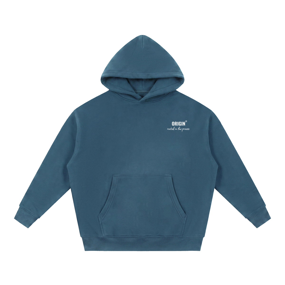 Essential Oversized Boxy Fit Fleece Hoodie