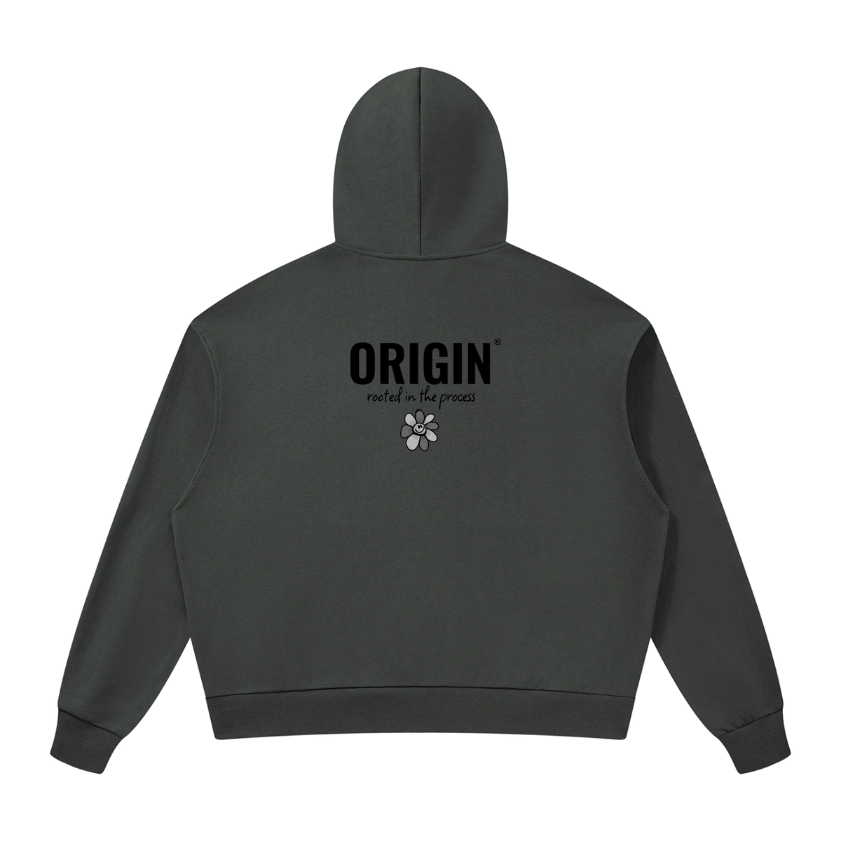 Unisex Drop Shoulder Full Zip Hoodie