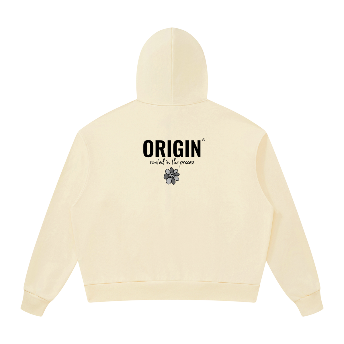 Unisex Drop Shoulder Full Zip Hoodie