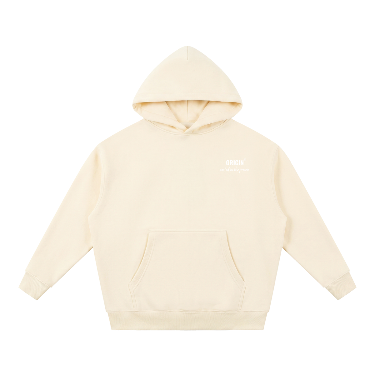 Essential Oversized Boxy Fit Fleece Hoodie