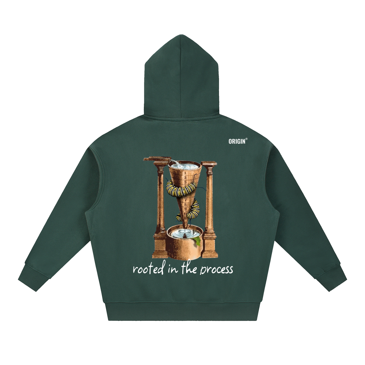 Essential Oversized Boxy Fit Fleece Hoodie