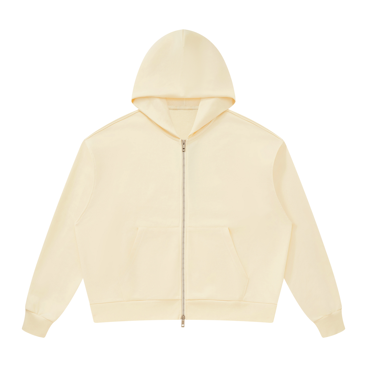 Unisex Drop Shoulder Full Zip Hoodie