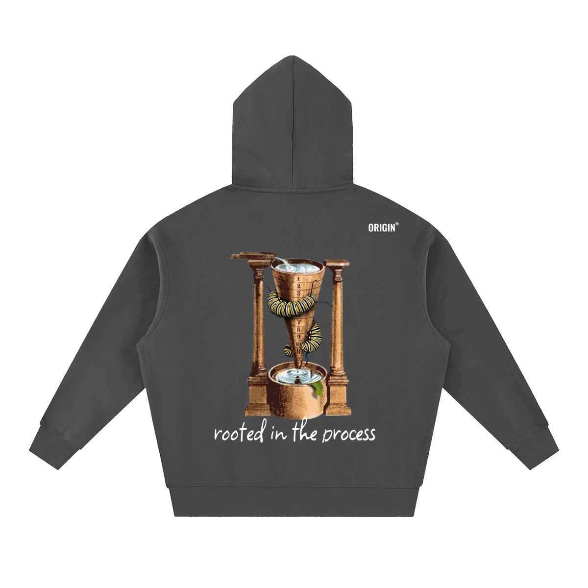 Essential Oversized Boxy Fit Fleece Hoodie