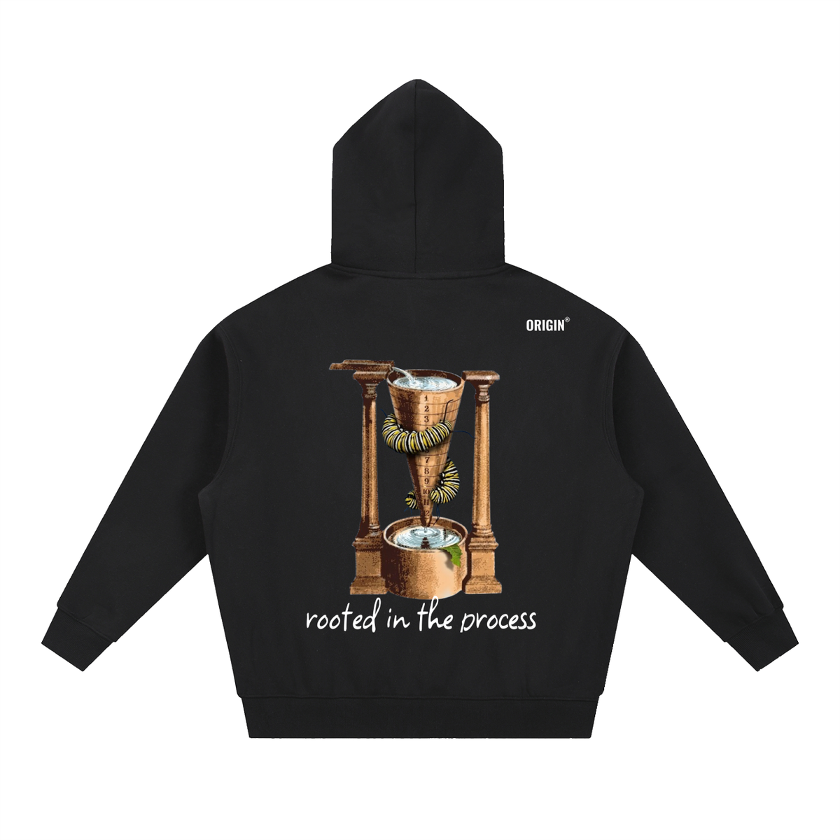 Essential Oversized Boxy Fit Fleece Hoodie