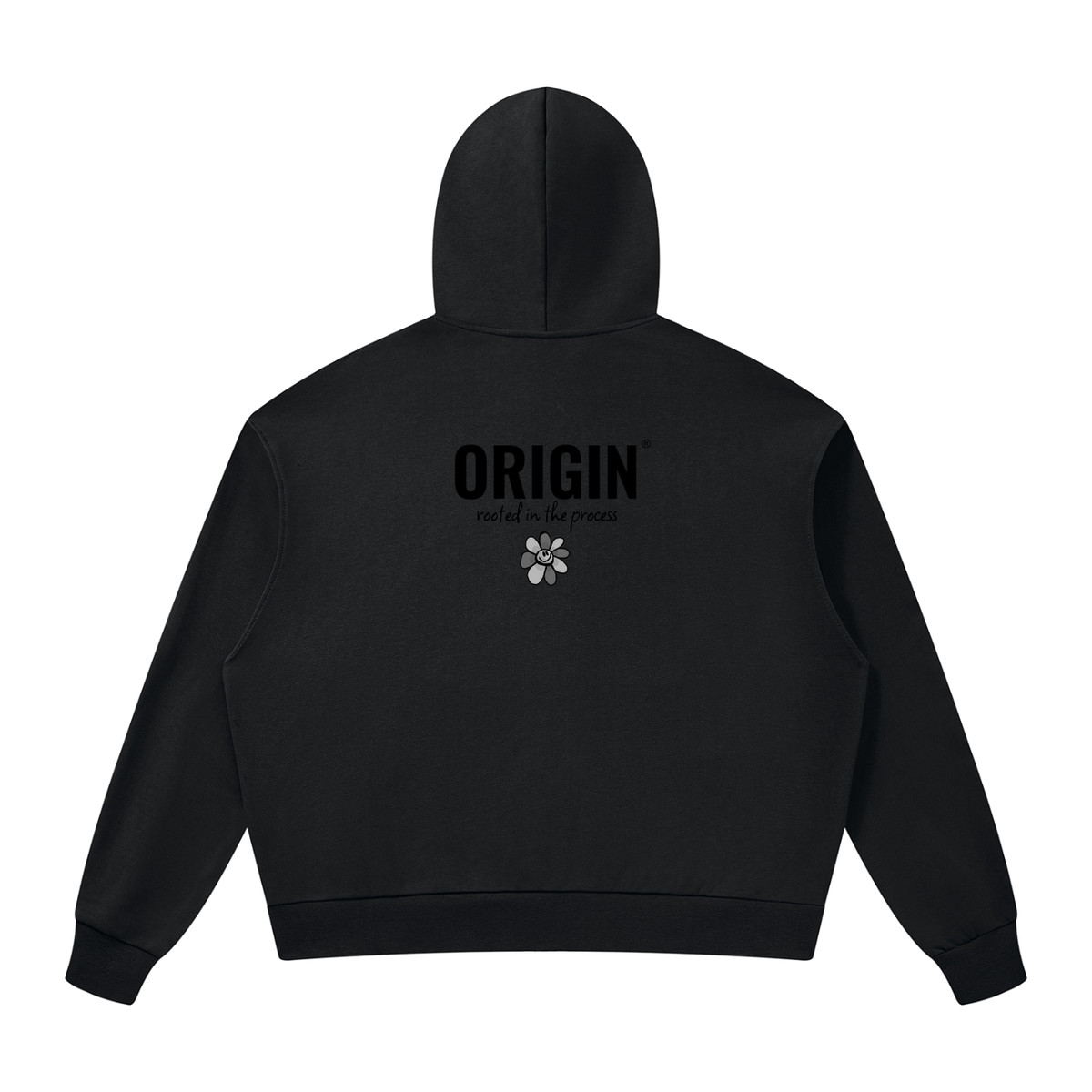 Unisex Drop Shoulder Full Zip Hoodie