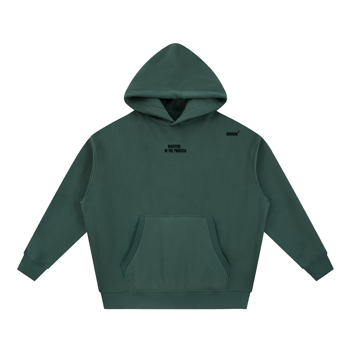 Essential Oversized Boxy Fit Fleece Hoodie